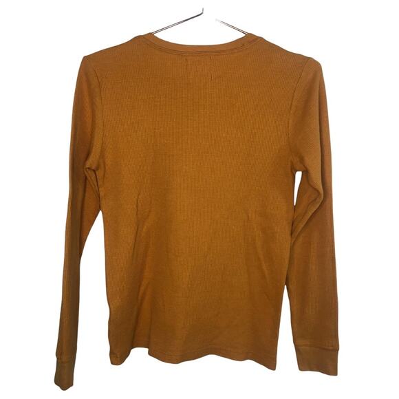 Back When by Anthropologie Henley Gold thermal size xs - Picture 2 of 3